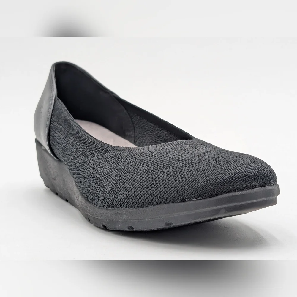 Kim Rogers Maddie Sz 7M Ultra Comfort Supported Technology Footbed Black Loafers